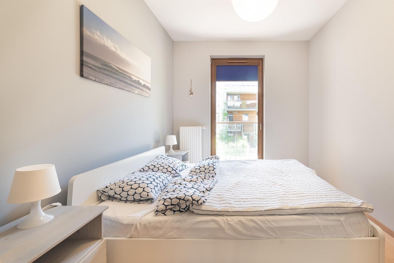 Apartament W Gdansku Brzeznie ,Blisko Plazy ,Darmowe Miejsce Parkingowe ,Taras Extérieur photo